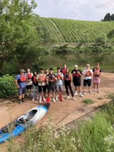 Teamevent Kanutour auf der Saar