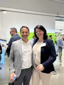 Geschäftsführung auf Messe Geschäftsführung auf Messe